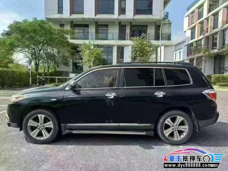 13年丰田汉兰达轿车抵押车出售