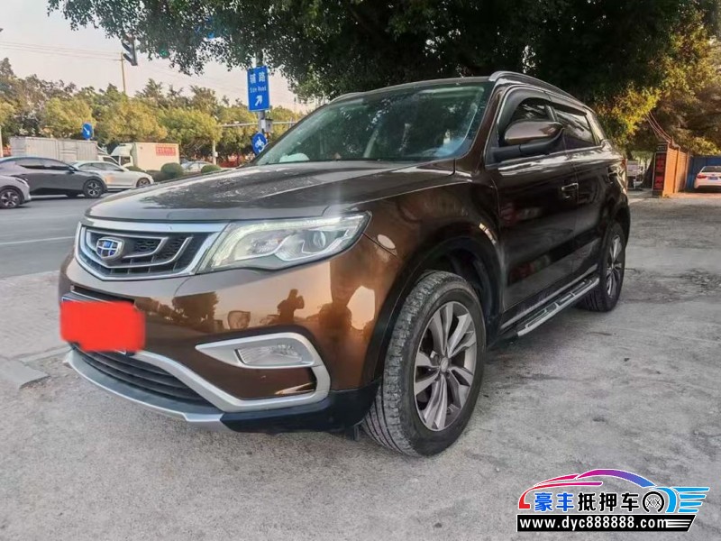 18年吉利博越轿车抵押车出售