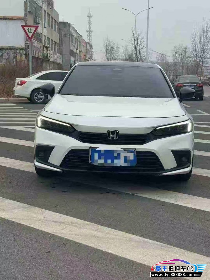 22年本田思域轿车抵押车出售