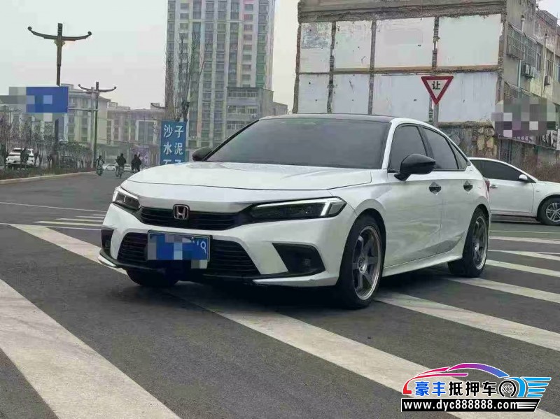 22年本田思域轿车抵押车出售