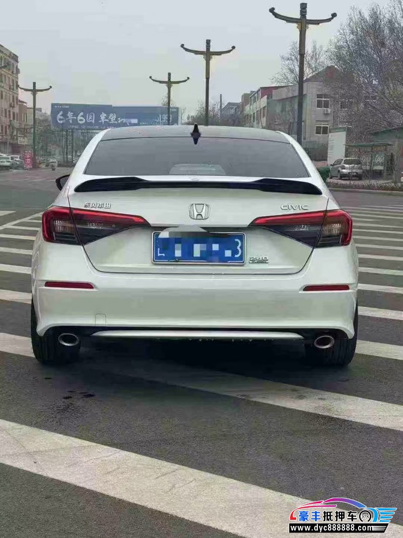 22年本田思域轿车抵押车出售