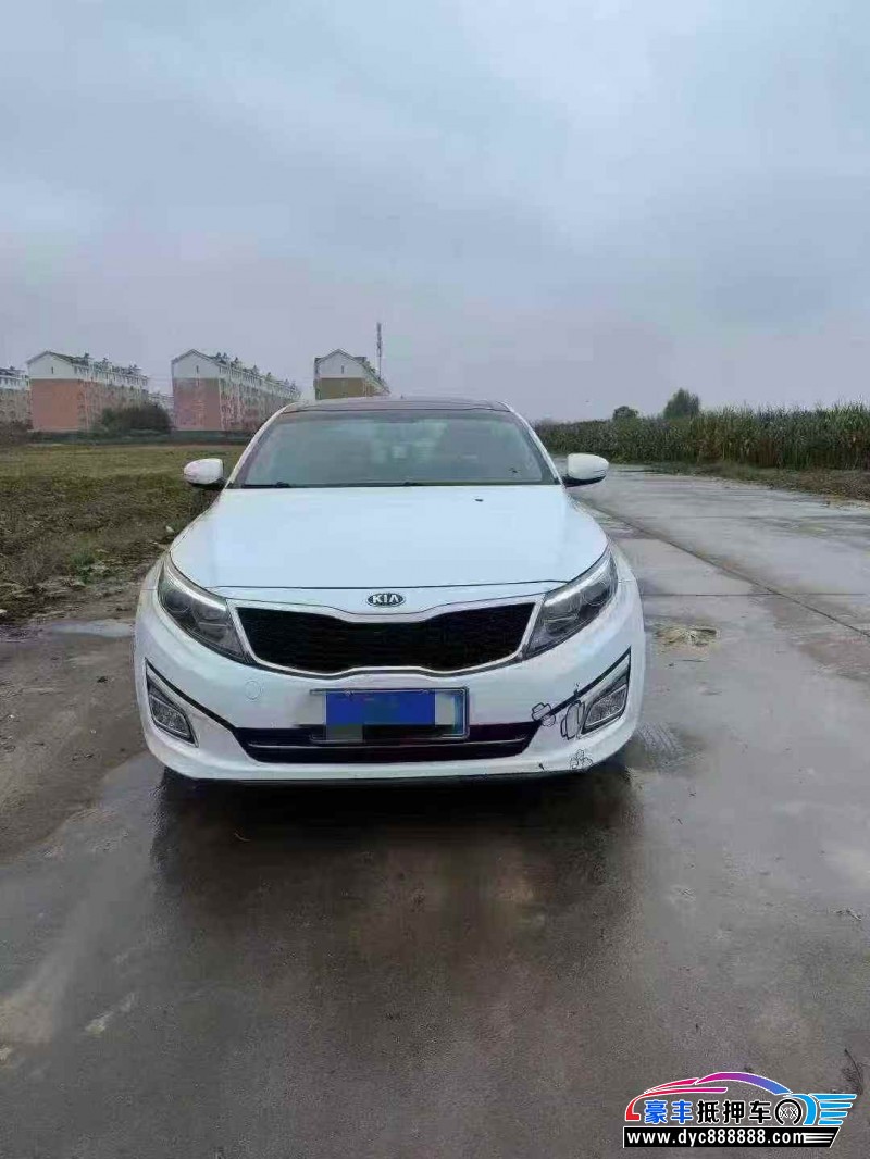 14年起亚K5轿车抵押车出售