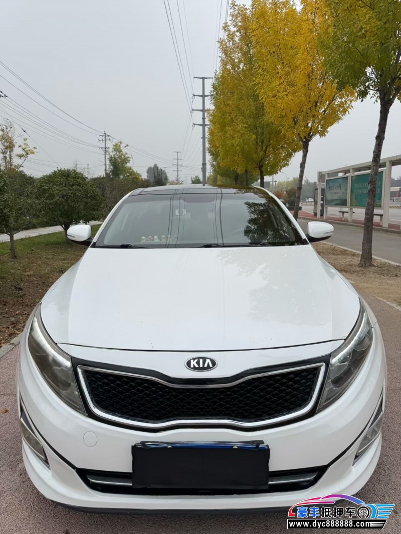 14年起亚K5轿车抵押车出售