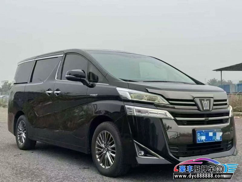 22年丰田威尔法轿车抵押车出售