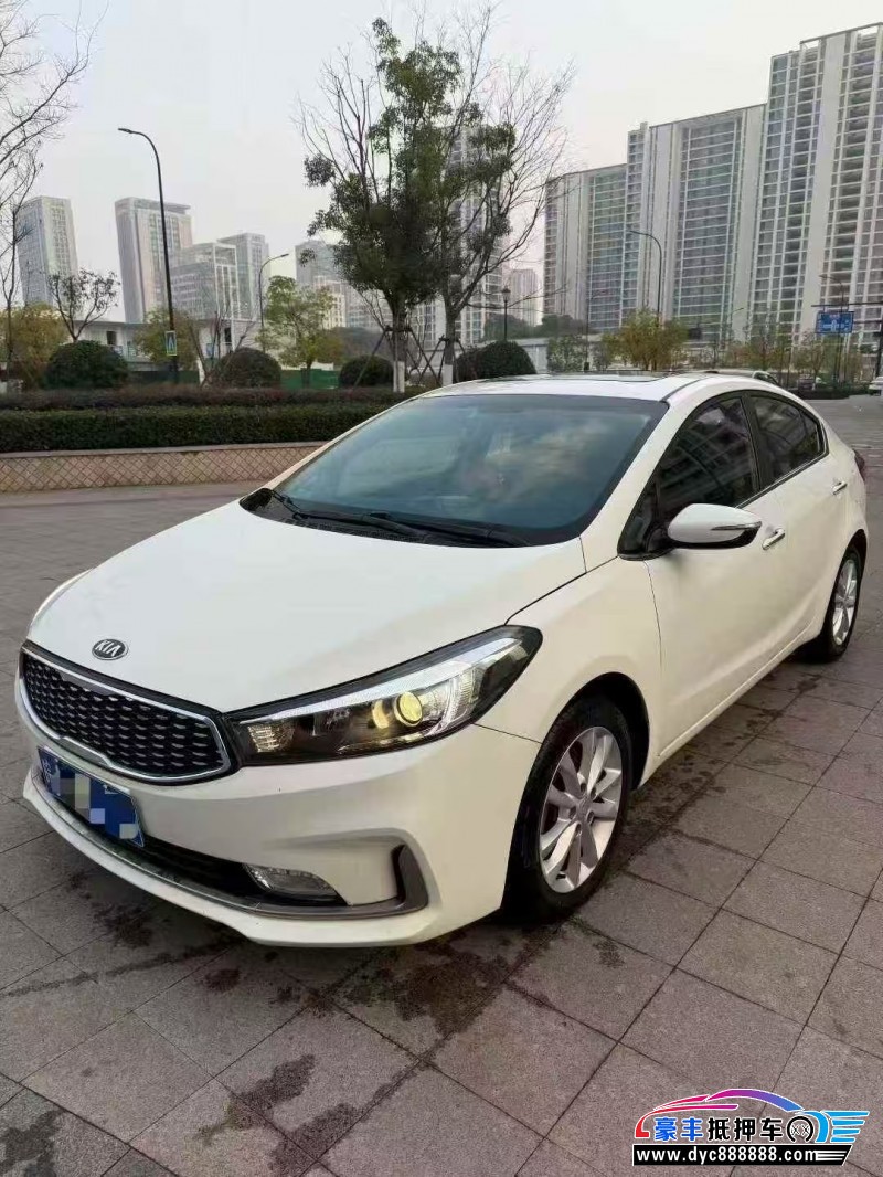 17年起亚K3轿车抵押车出售