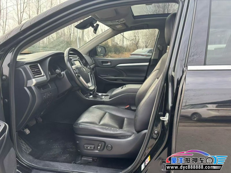 19年丰田汉兰达SUV抵押车出售