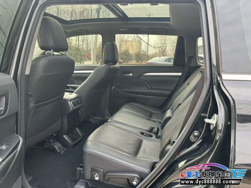 19年丰田汉兰达SUV抵押车出售