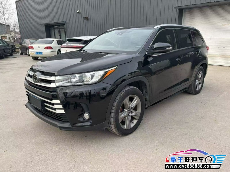 19年丰田汉兰达SUV抵押车出售