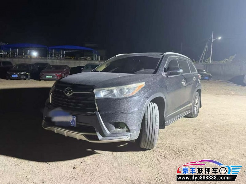 17年丰田汉兰达轿车抵押车出售