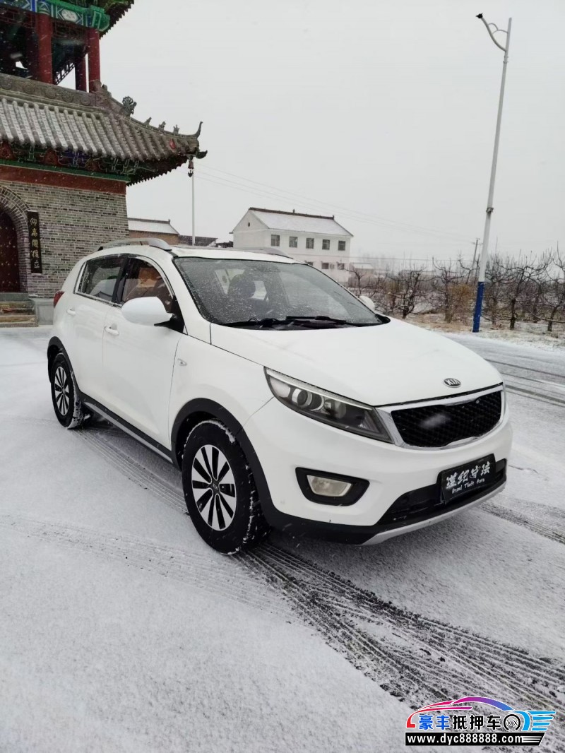 17年起亚智跑轿车抵押车出售