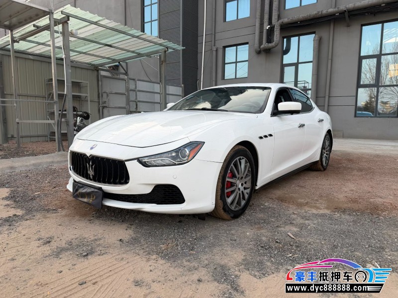 16年玛莎拉蒂Ghibli轿车抵押车出售