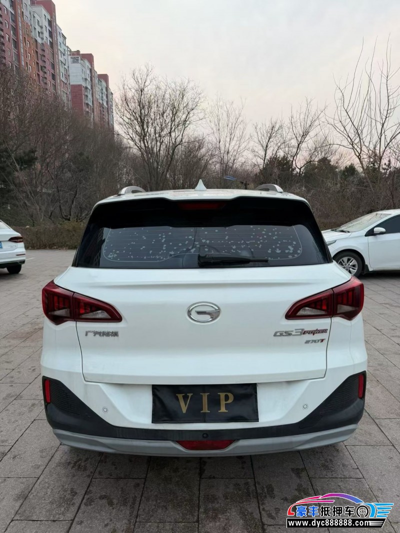 22年传祺gs3轿车抵押车出售