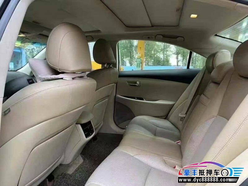 11年雷克萨斯ES轿车抵押车出售