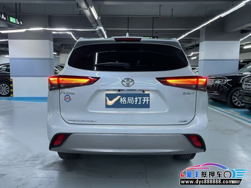 24年丰田汉兰达轿车抵押车出售