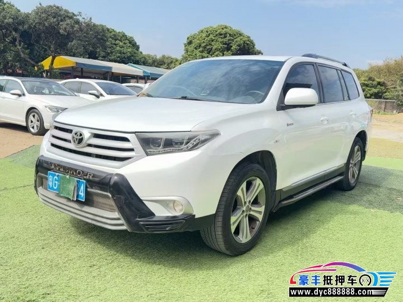 14年丰田汉兰达轿车抵押车出售