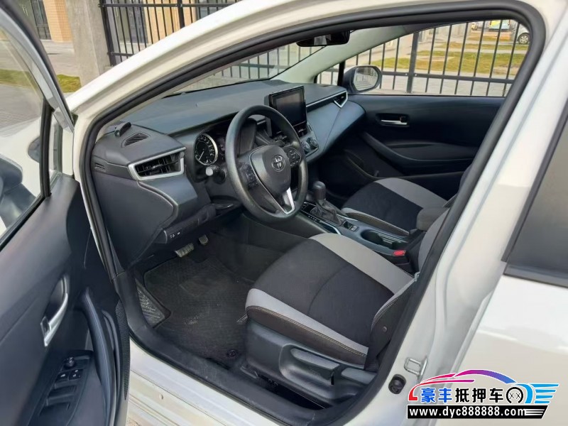 21年丰田卡罗拉轿车抵押车出售