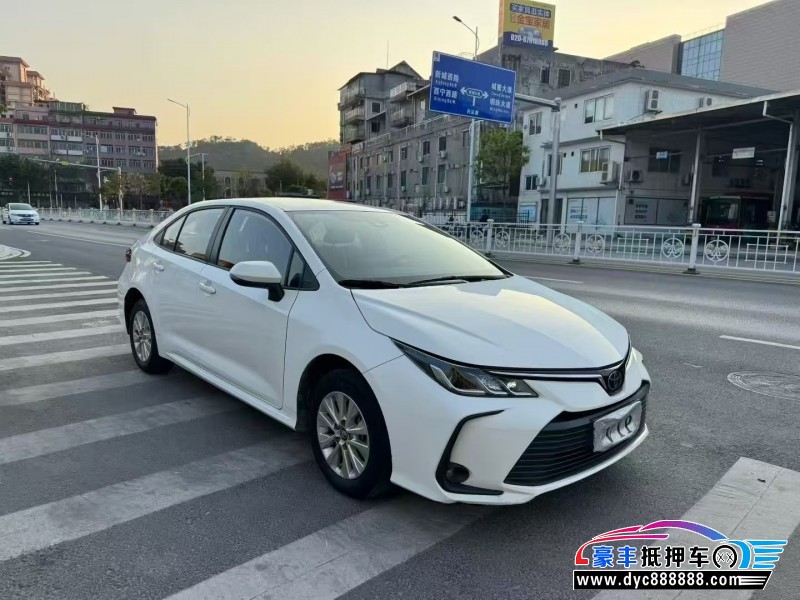 21年丰田卡罗拉轿车抵押车出售