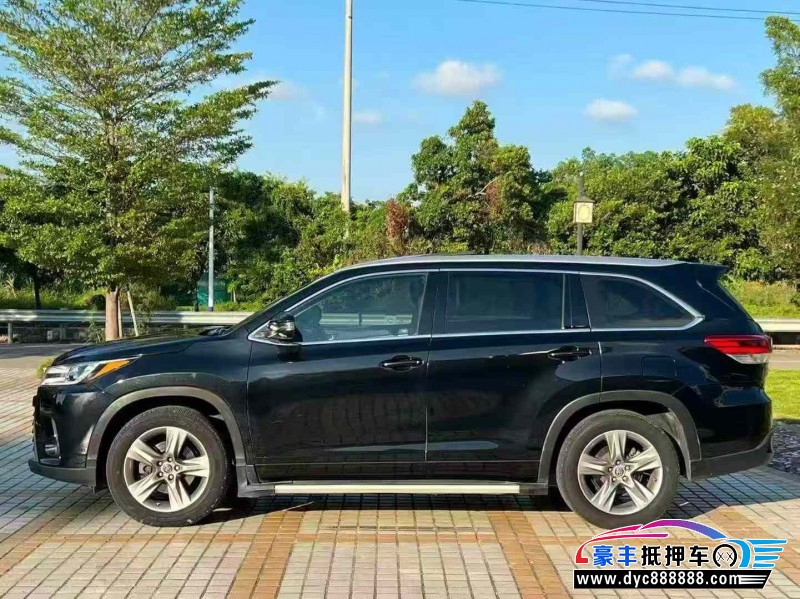 19年丰田汉兰达轿车抵押车出售