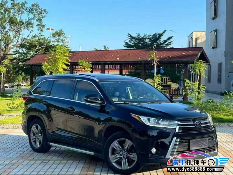 19年丰田汉兰达轿车抵押车出售