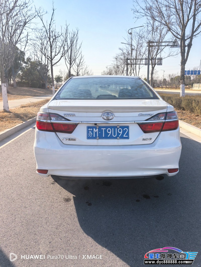 16年丰田凯美瑞轿车抵押车出售