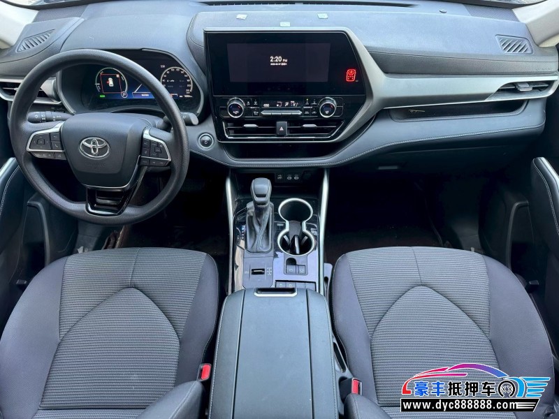 24年丰田汉兰达轿车抵押车出售