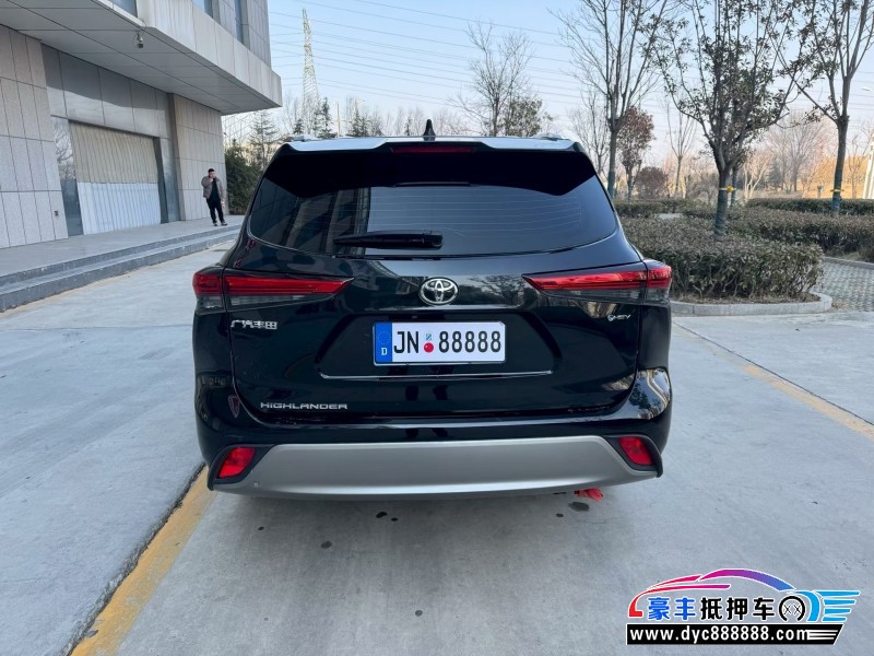 24年丰田汉兰达轿车抵押车出售