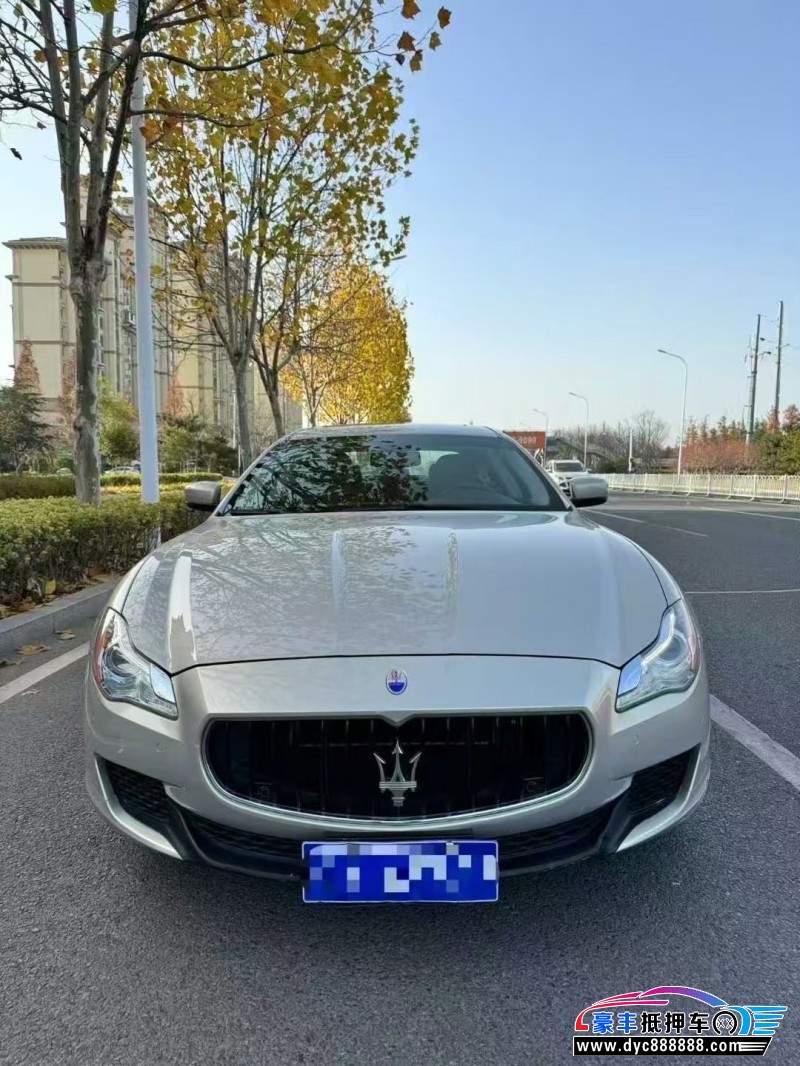 14年玛莎拉蒂总裁轿车抵押车出售