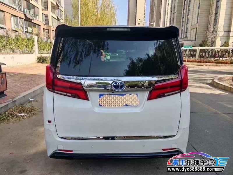 19年丰田埃尔法轿车抵押车出售