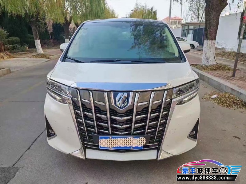 抵押车出售19年丰田埃尔法轿车