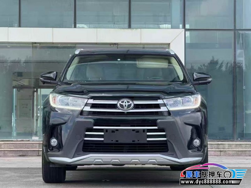 18年丰田汉兰达轿车抵押车出售