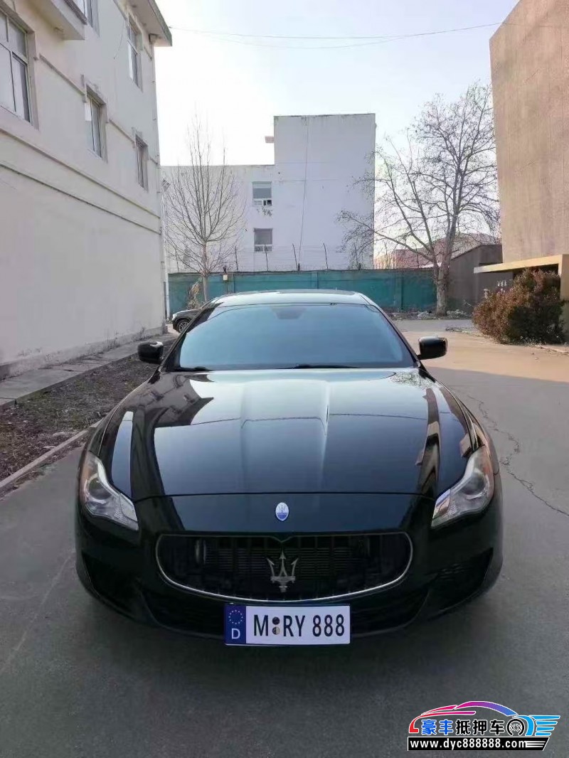 14年玛莎拉蒂总裁轿车抵押车出售