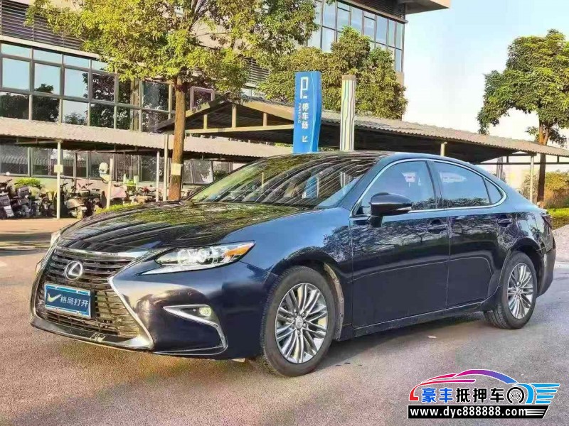 18年雷克萨斯ES轿车抵押车出售