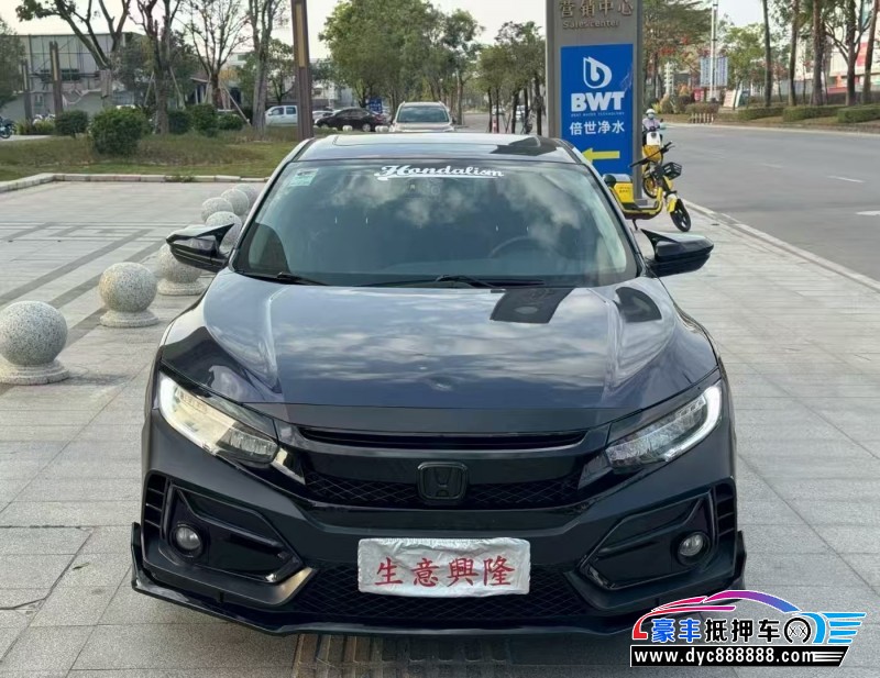 抵押车出售17年本田思域轿车