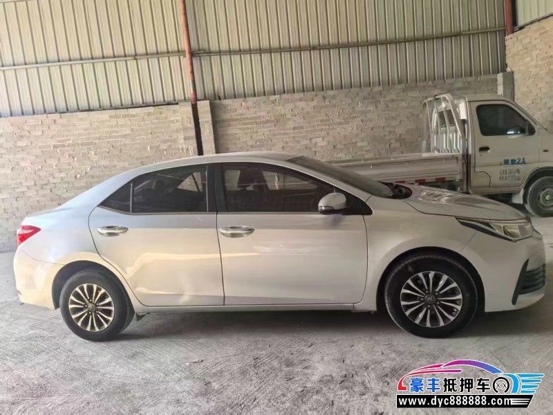 19年丰田卡罗拉轿车抵押车出售