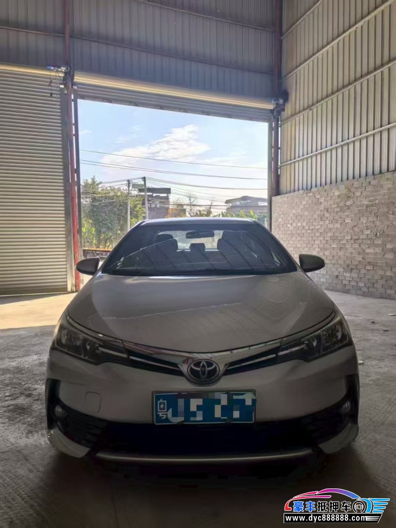 19年丰田卡罗拉轿车抵押车出售