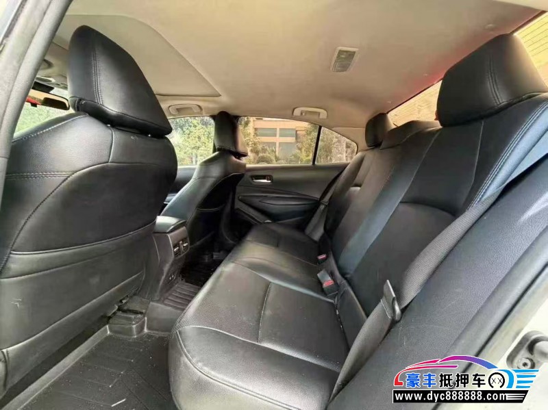 21年丰田卡罗拉轿车抵押车出售