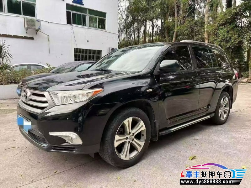 14年丰田汉兰达轿车抵押车出售