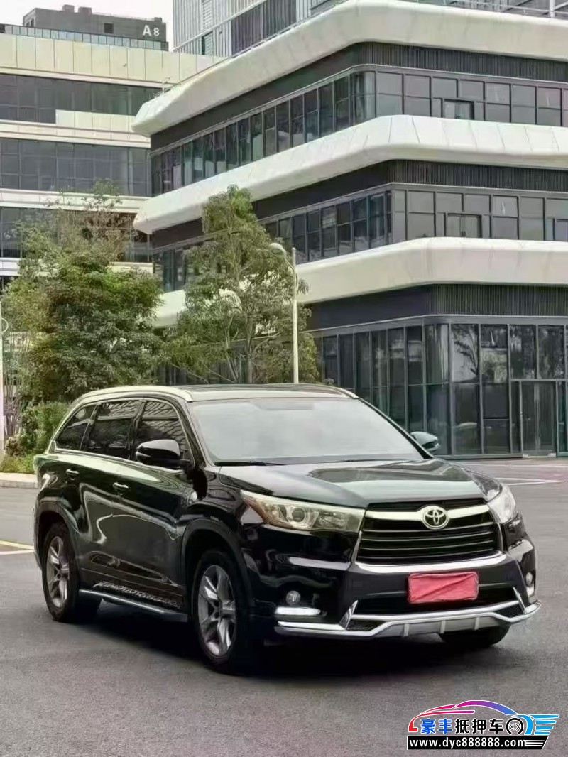 15年丰田汉兰达轿车抵押车出售