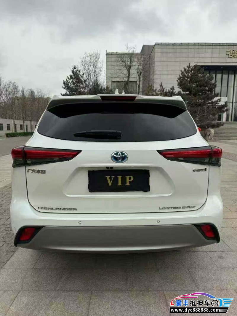 24年丰田汉兰达轿车抵押车出售