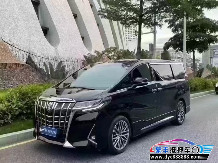 19年丰田埃尔法轿车抵押车出售