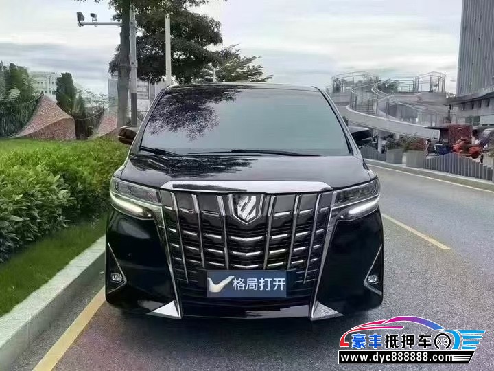 抵押车出售19年丰田埃尔法轿车