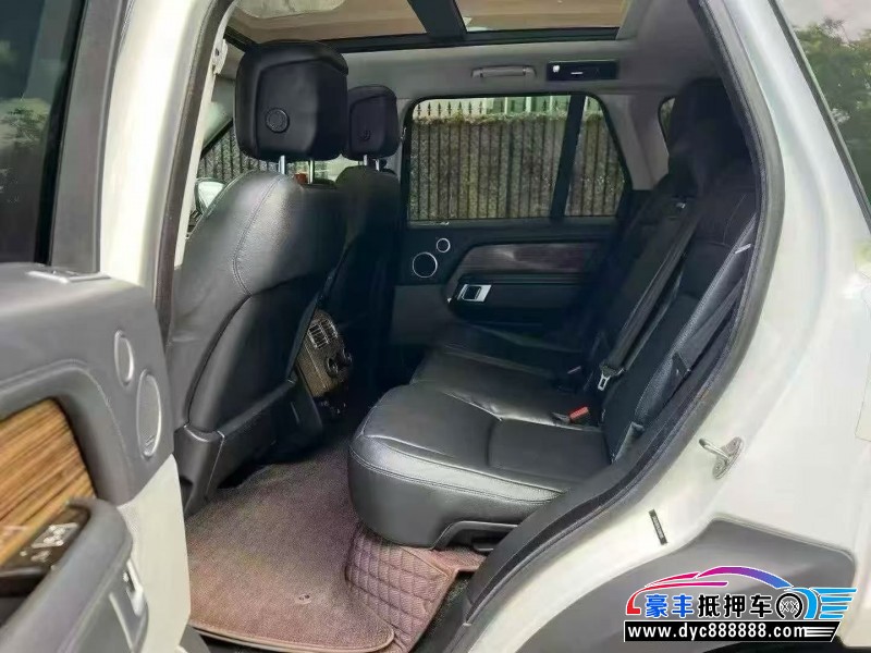 18年路虎揽胜行政轿车抵押车出售