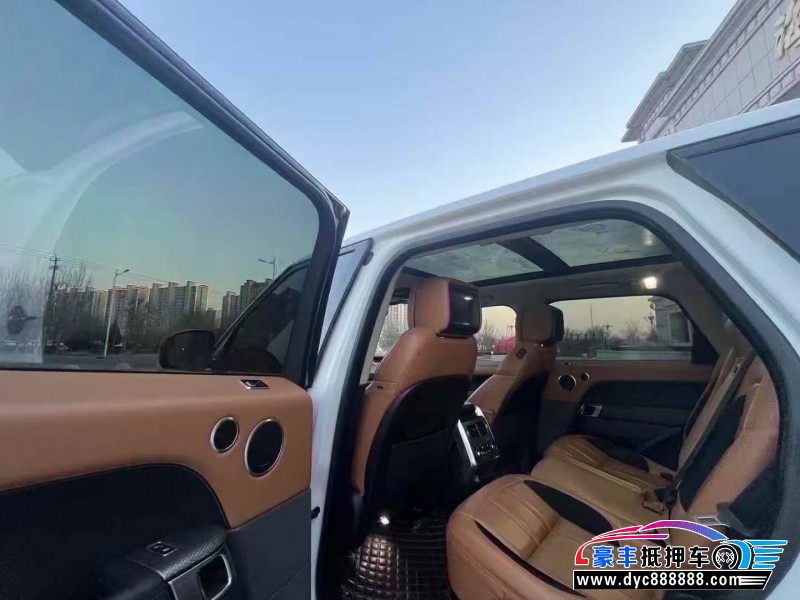 18年路虎揽胜运动版轿车抵押车出售