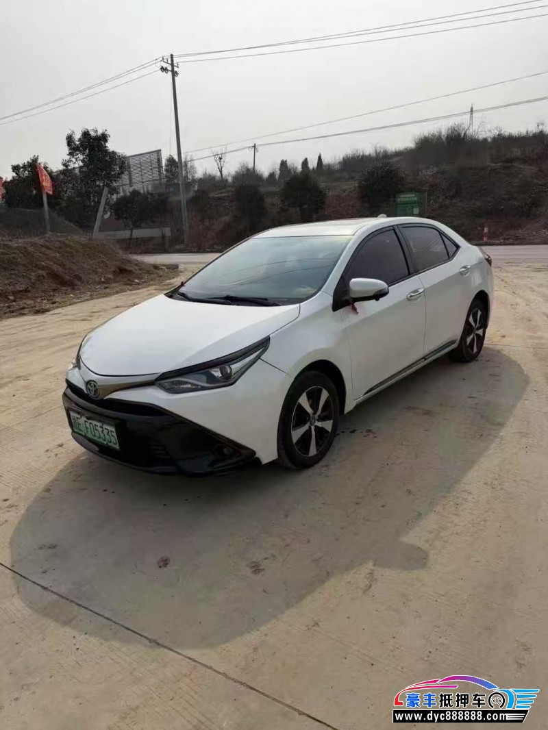 19年丰田雷凌轿车抵押车出售