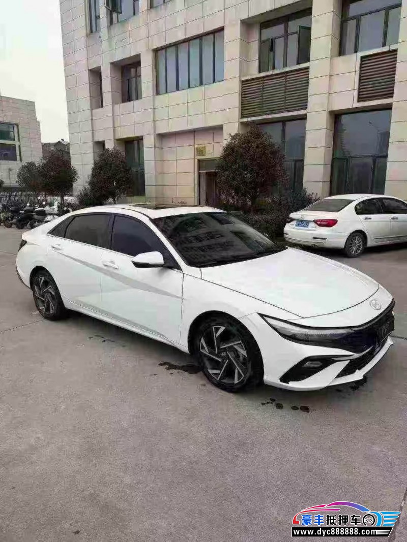 24年现代伊兰特轿车抵押车出售