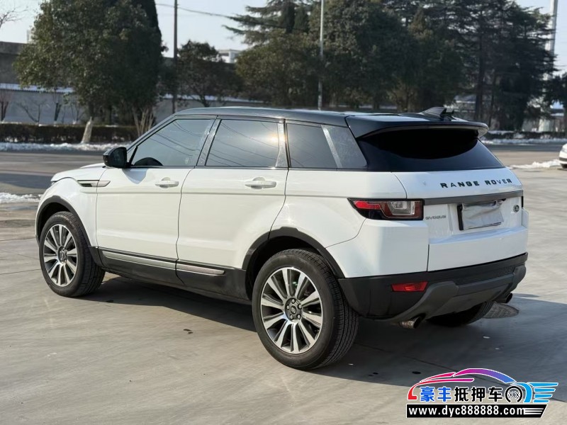 17年路虎揽胜极光轿车抵押车出售