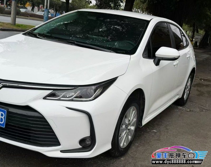 21年丰田卡罗拉轿车抵押车出售