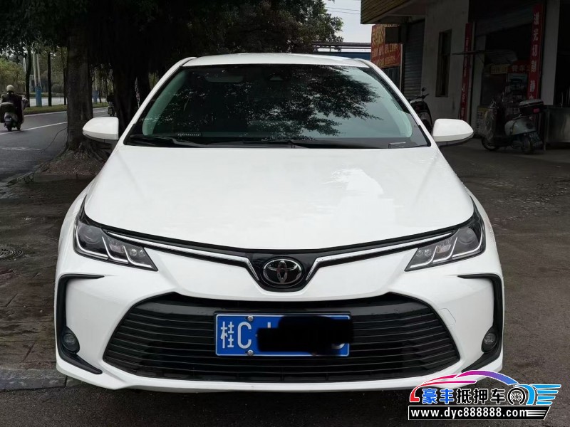 抵押车出售21年丰田卡罗拉轿车