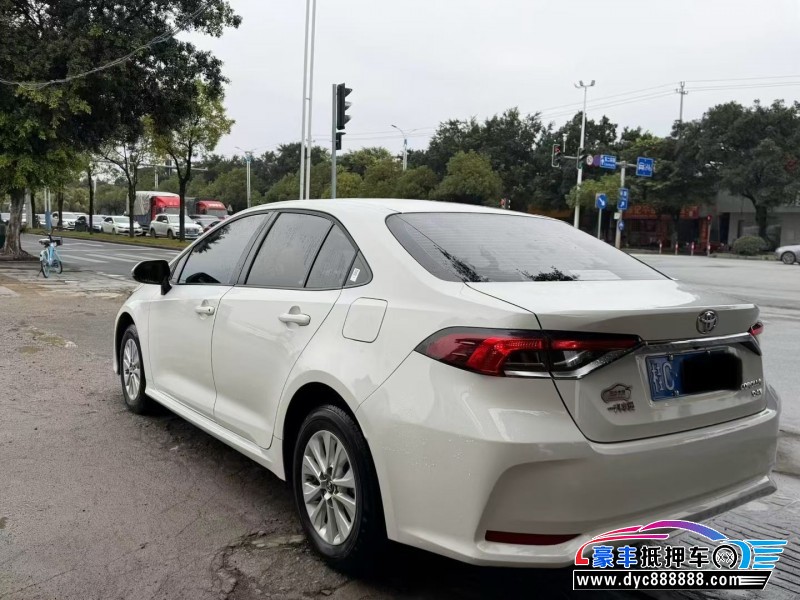 21年丰田卡罗拉轿车抵押车出售