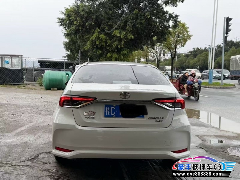 21年丰田卡罗拉轿车抵押车出售